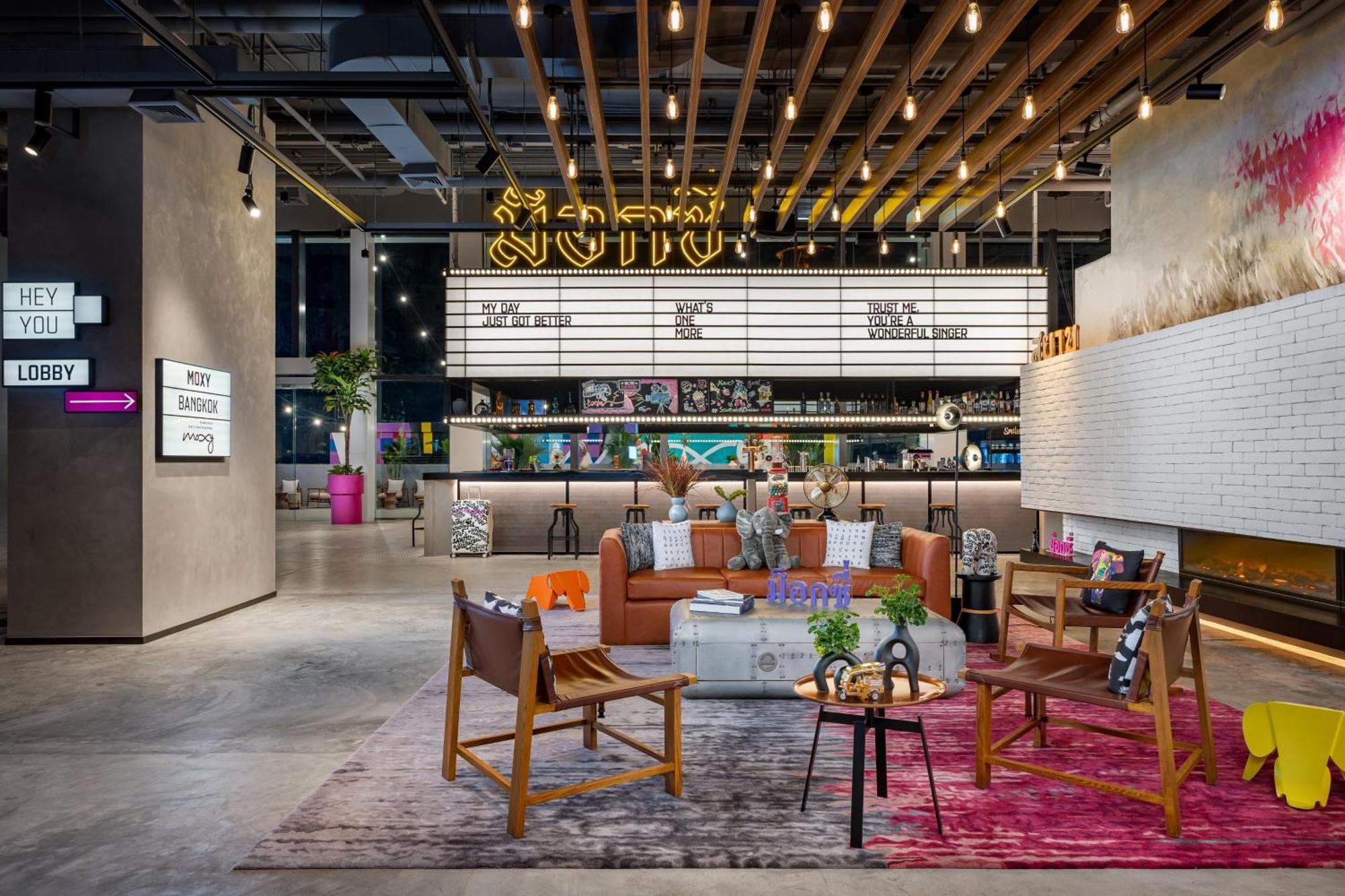 Hotel Moxy Bangkok Ratchaprasong Exteriér fotografie